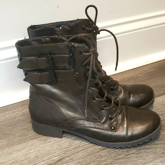 G by Guess Combat Boots - Picture 2 of 9